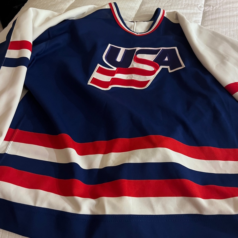 CCM USA Blue Red White Sweatshirt
